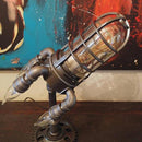 New Steampunk Rocket Lamp