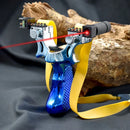 Slingshot Laser High Precision Outdoor Hunting Resin Bow Catapult with Rubber Band