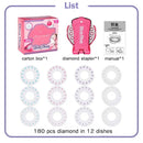 Hair Bling Stamp- Girls Glam Collection + 180 Colorful Gems