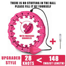 Smart Hoop Weighted Fit for Adults Weight Loss - 2 in 1 Fitness Massage