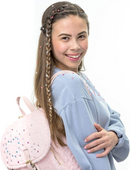 Hair Bling Stamp- Girls Glam Collection + 180 Colorful Gems