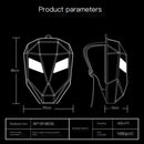 High Quality LED Motorcycle Backpack, Black