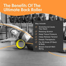 Relief Wheel Back Roller Massager, for Pain Relief, Deep Tissue Massage