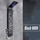 Black Digital Shower Panel Column