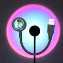LED Sunset Lamp - Neon Light Projector Photography Wall Atmosphere for Bedroom Living Room Decor Gift