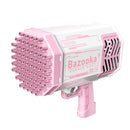 Bubble Bazooka Gun Rocket with 69 Holes, Soap Bubbles Machine Gun, Automatic Blower With Light, Toys For Kids Children Boys Girls