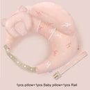 Multifunction Nursing Pillow - Breastfeeding Pillows for Mom and Baby with Adjustable Waist Strap and Removable Cotton Cover