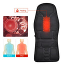 Portable Heated Vibrating Back Massager - Massage Chair Pad for Home Office Use