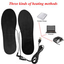 Heated Shoe Insoles Feet Warmer USB Rechargeable - Washable Thermal Insole Unisex
