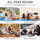 Waterproof Beach Mat - Big & Compact Sand Free Mat Quick Drying, Lightweight & Durable
