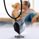Magnetic Couple Necklace -  Two Souls One Heart Pendant Necklaces for Couple