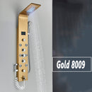 Black Digital Shower Panel Column