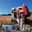 Portable Solar Power Bank 80000mAh, Built-in Flashlight, Compass, for All Smartphones, Electronic Devices