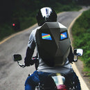 High Quality LED Motorcycle Backpack, Black