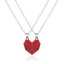 Magnetic Couple Necklace -  Two Souls One Heart Pendant Necklaces for Couple