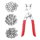 Precision Metal Snap Button Fasteners Pliers Kit Tool, Press Studs for Installing Clothes Bag