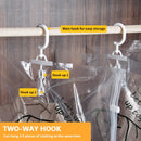 Hanging Vacuum Storage Bags - Closet Organizer Vacuum Bag, Space Saving Clear Seal Compressed Bags