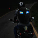 High Quality LED Motorcycle Backpack, Black