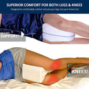 Leg Pillow for Back, Hip, Legs & Knee Support