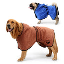 Super Absorent Pet Drying Towel Bathrobe