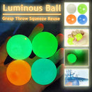 Luminous Sticky Ball - Decompression Squeeze Toy for Kids and Adults, Glow in the Dark Party Supplies 5/10pcs