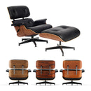 Mid Century Lounge Chair with Ottoman