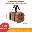 Pet Armrest Safety Seat - Pet Car Seat Travel Bag Suitable for Small Dogs and Cats