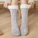 Winter Home Socks Slippers - Women Nonslip Thicken Warm Soft Cotton Sock