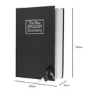 Lock-it-Up English Dictionary Diversion Book Coffre-fort avec serrure et clé
