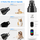 Electric Dog Cat Nail Clippers, Quiet Trimmer Grinder for Small Large Cats Dogs Breed