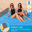 Waterproof Beach Mat - Big & Compact Sand Free Mat Quick Drying, Lightweight & Durable