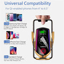 Automatic Clamping Quick Car QI Wireless Charger Stand