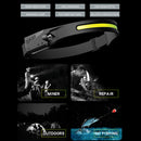 NuGlow™ Headband - Intelligent Sensor 230° Wide-Angle LED Headlight
