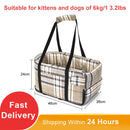 Pet Armrest Safety Seat - Pet Car Seat Travel Bag Suitable for Small Dogs and Cats