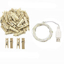 Photo String Lights with Photo Clip - Fairy Garland DIY Deco for Outdoor, Wedding