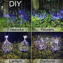 Lumières de jardin magiques de feu d'artifice