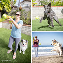 Dog Ball Launcher, Interactive Ball Thrower,  Load & Launch Tennis Balls for Dogs