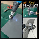 Electric Drill Plate Cutter - Metal Nibbler Drill Attachment with Adapter