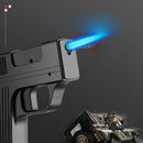 Metal Turbo Torch Lighter Gun, Windproof Gas