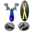 Slingshot Laser High Precision Outdoor Hunting Resin Bow Catapult with Rubber Band