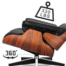 Mid Century Lounge Chair with Ottoman