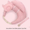 Multifunction Nursing Pillow - Breastfeeding Pillows for Mom and Baby with Adjustable Waist Strap and Removable Cotton Cover