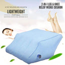 2-IN-1 Leg & Knee Relief Wedge Cushion with Deluxe Valve Upgrade