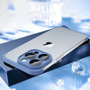 Frameless Bumper with Glass Lens Protector -  Shockproof Phone Cover On iPhone 12 13 and 14
