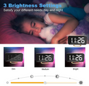 LED Mirror Alarm Clock