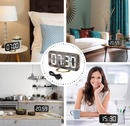 LED Mirror Alarm Clock