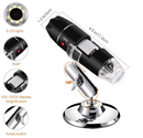 Digital USB Microscope with Carrying Case & Metal Stand, Wide Compatibity, Windows, Mac, Linux, Andriod