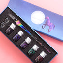 Rainbow Glass Dip Pen - Calligraphy Kits for Art with 5 Colorful Inks