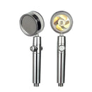 High Pressure Showerhead, Hand held with Fan, Built-in Filter, Turbo Propeller