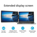 Monitor Extender Laptop - 14.1/11.6 Inch Portable Display Monitor FHD 1920X1080-Compatible for Mini Laptop/ PC/Phone